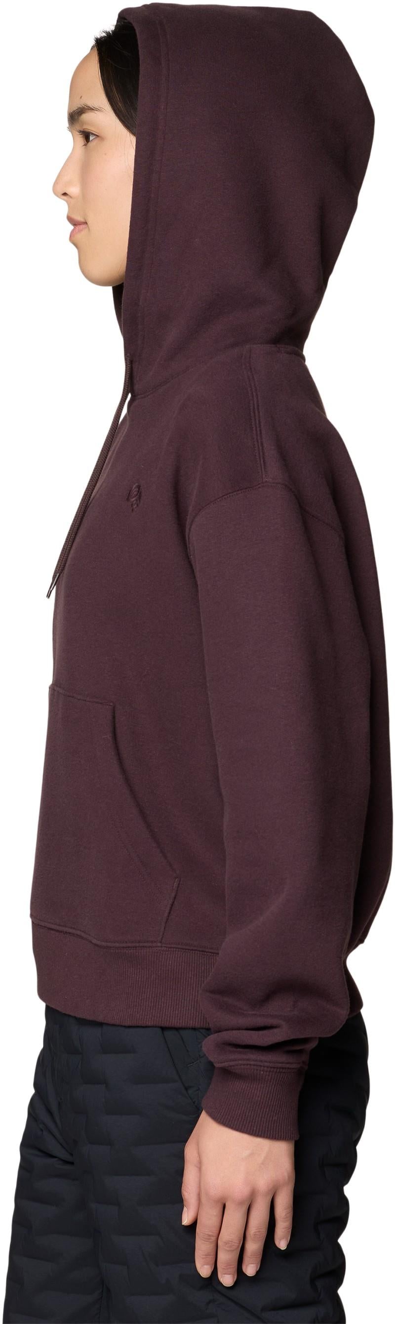 MHW Logo Pullover Hoody - Womens - deep mulberry 1