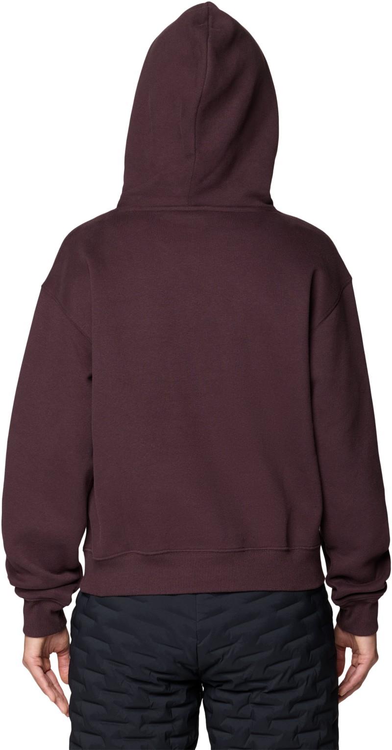 MHW Logo Pullover Hoody - Womens - deep mulberry 1