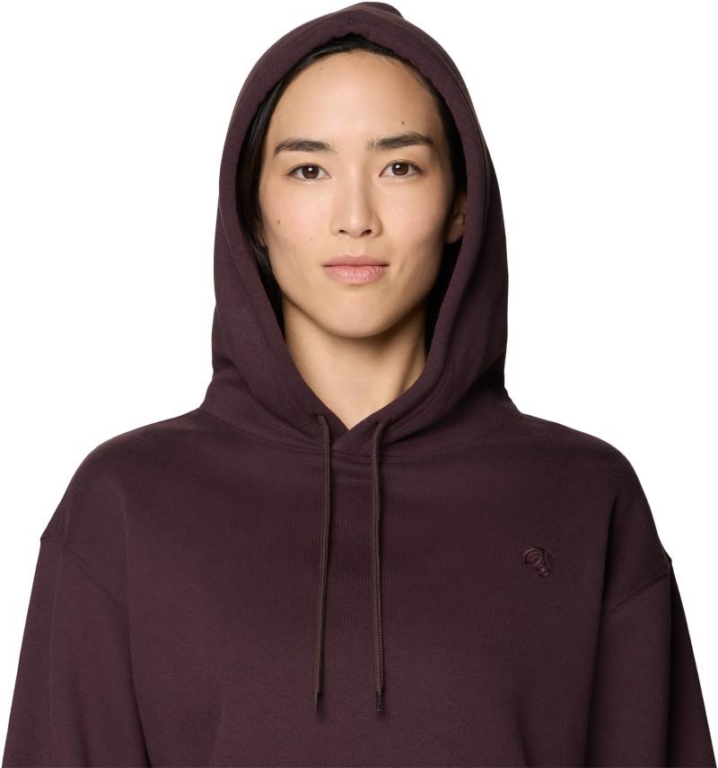 MHW Logo Pullover Hoody - Womens - deep mulberry 1