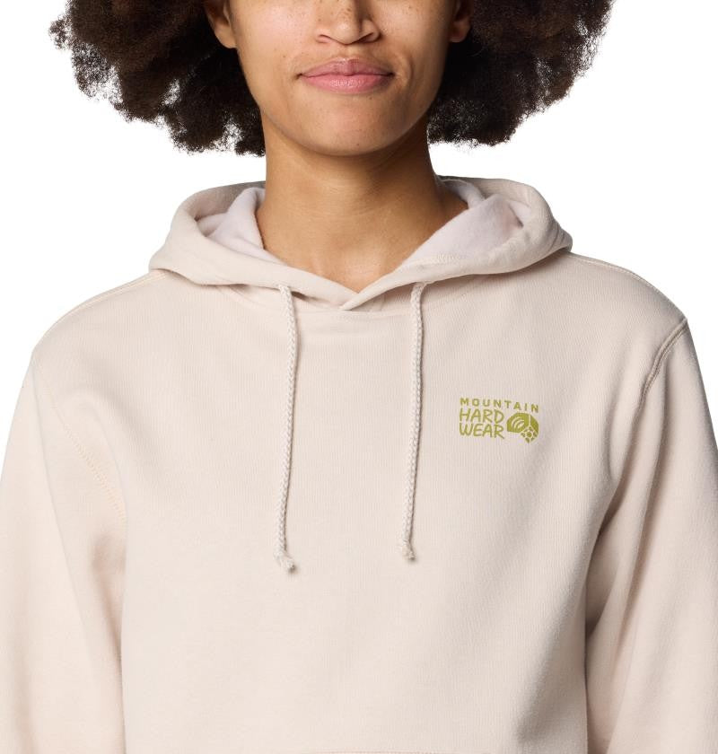 MHW Logo Pullover Hoody - Womens - talc 1