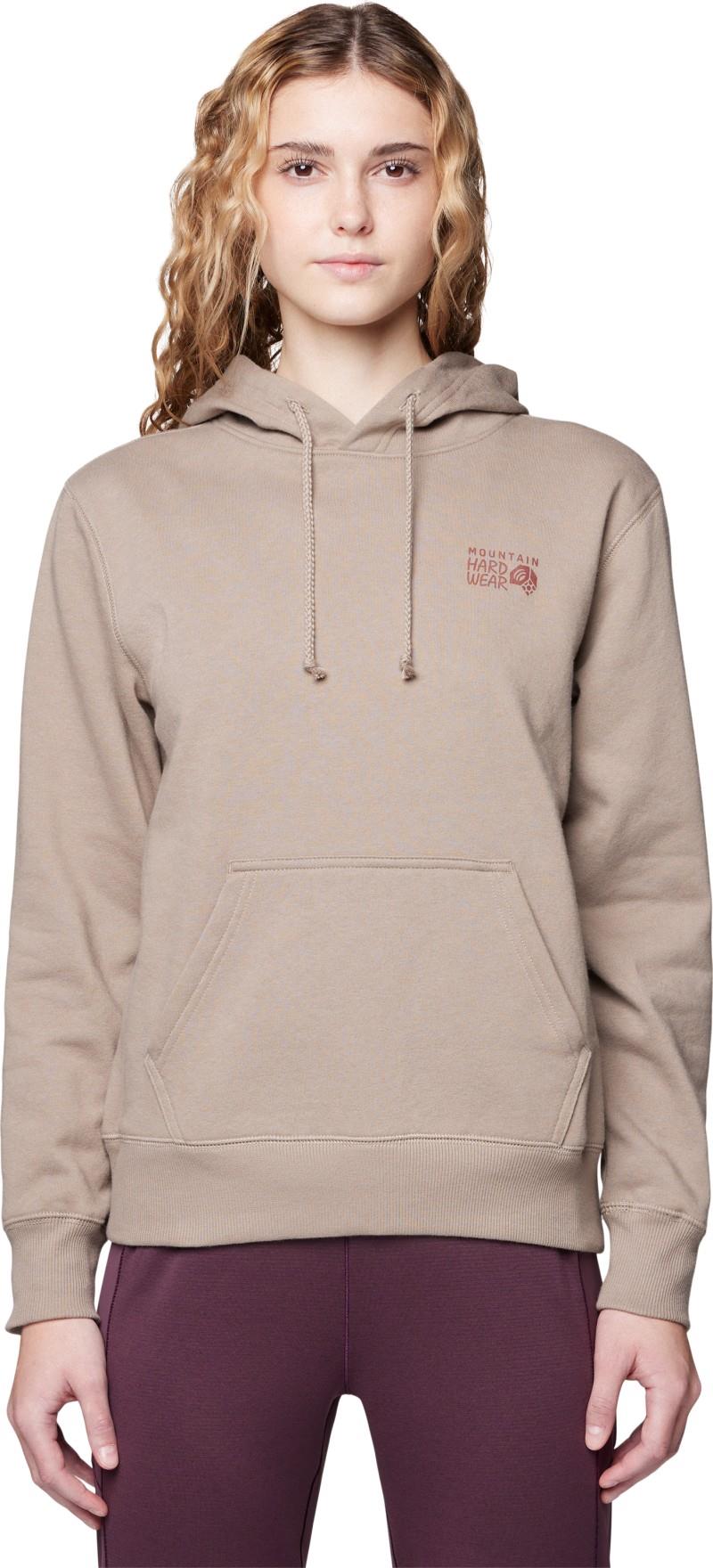 MHW Logo Pullover Hoody - Womens - wild taupe 1