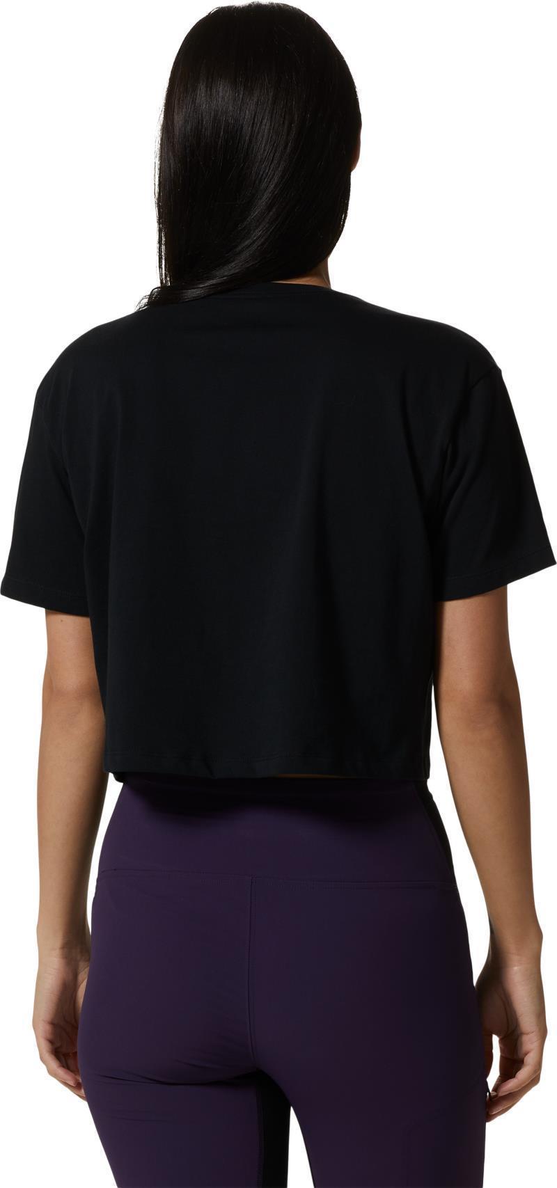 MHW Logo in a Box Crop SS - Womens - Black 5