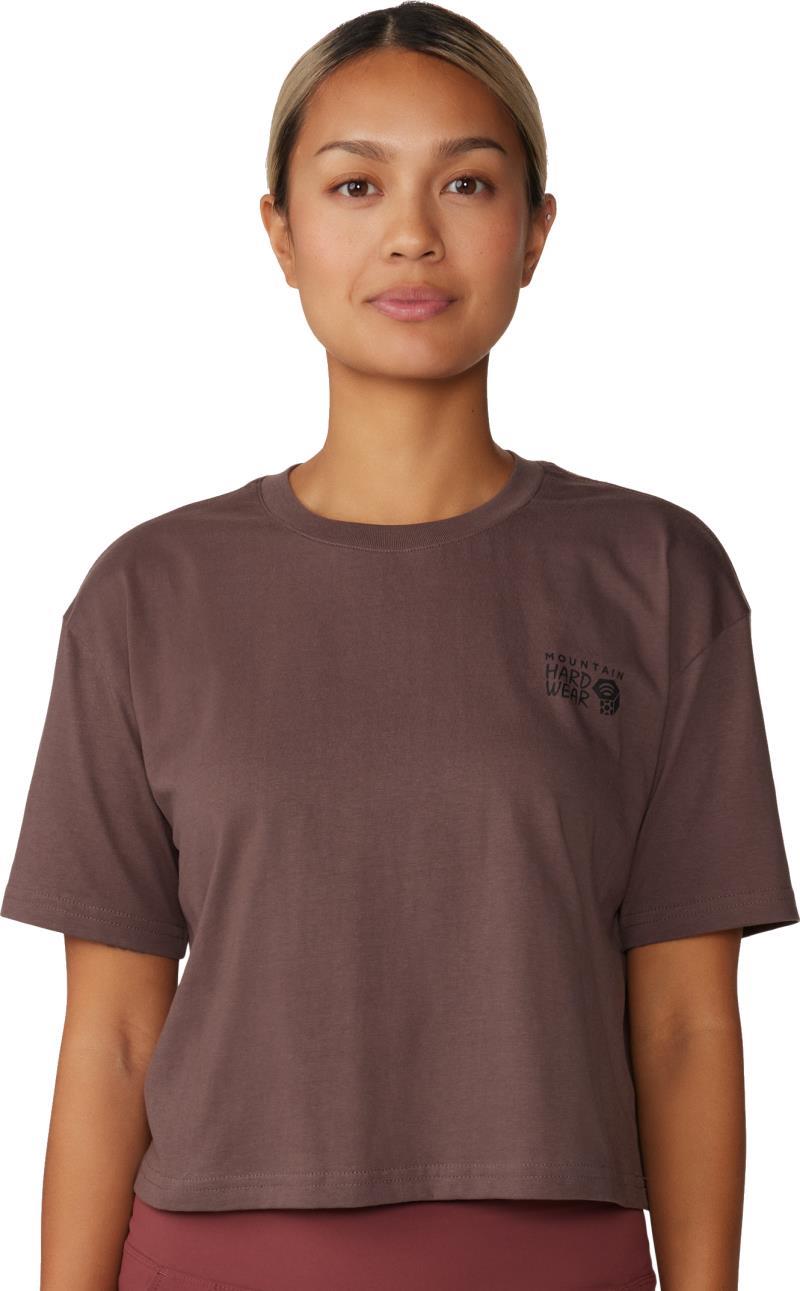 MHW Logo in a Box Crop SS - Womens - Carob 1