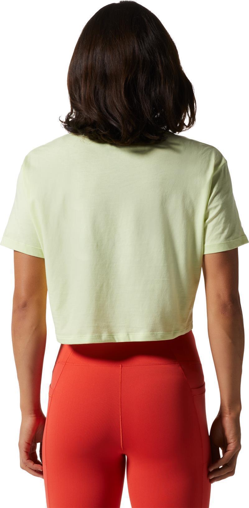 MHW Logo in a Box Crop SS - Womens - Electrolyte 4