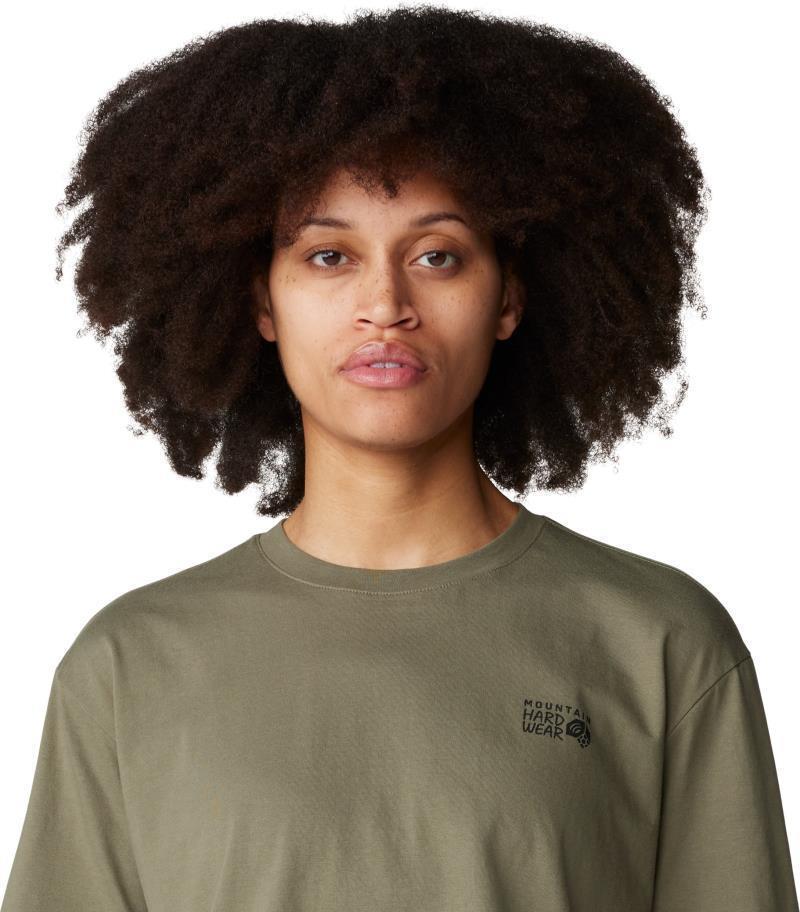 MHW Logo in a Box Crop SS - Womens - Stone Green 5