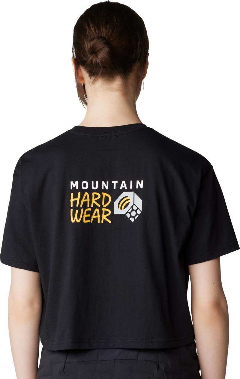 MHW Logo in a Box Crop SS - Womens - black 1