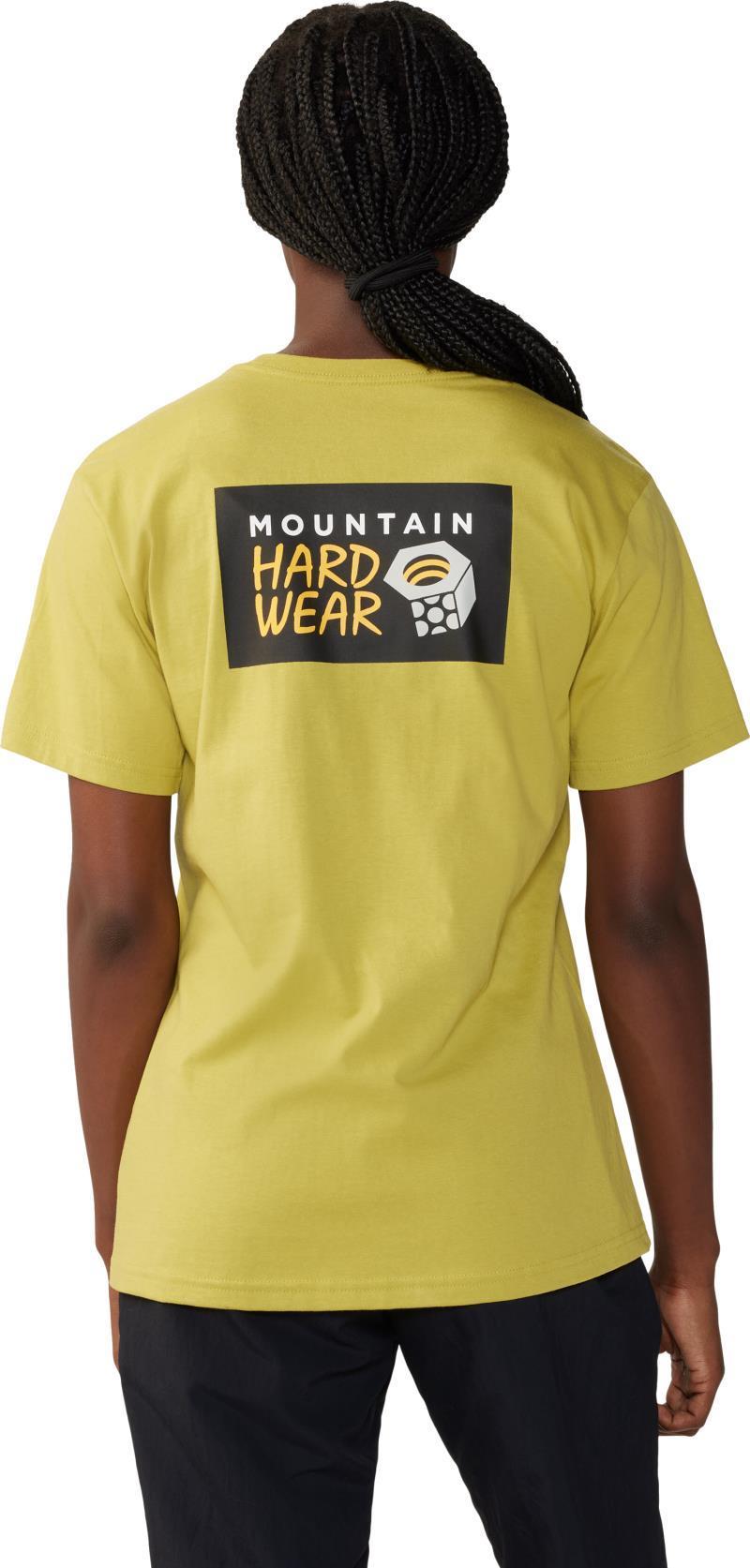 MHW Logo in a Box SS - Womens - Bright Olive 2