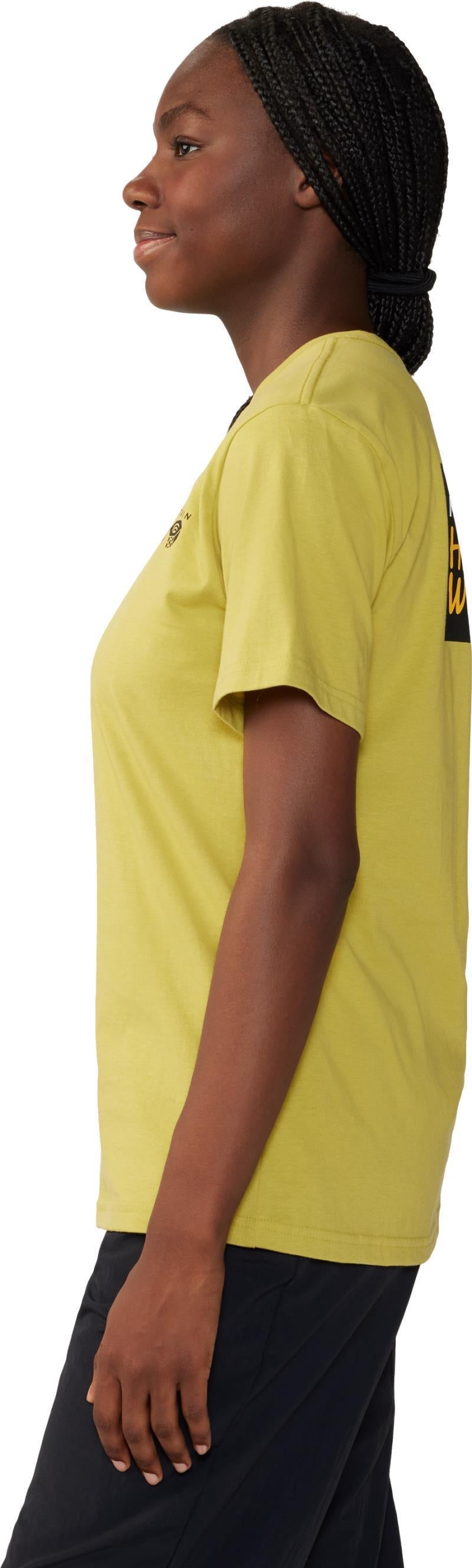 MHW Logo in a Box SS - Womens - Bright Olive 3