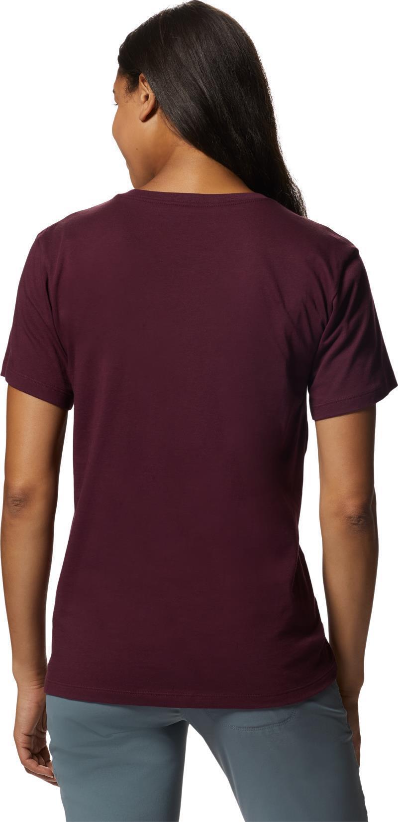 MHW Logo in a Box SS - Womens - Cocoa Red 4