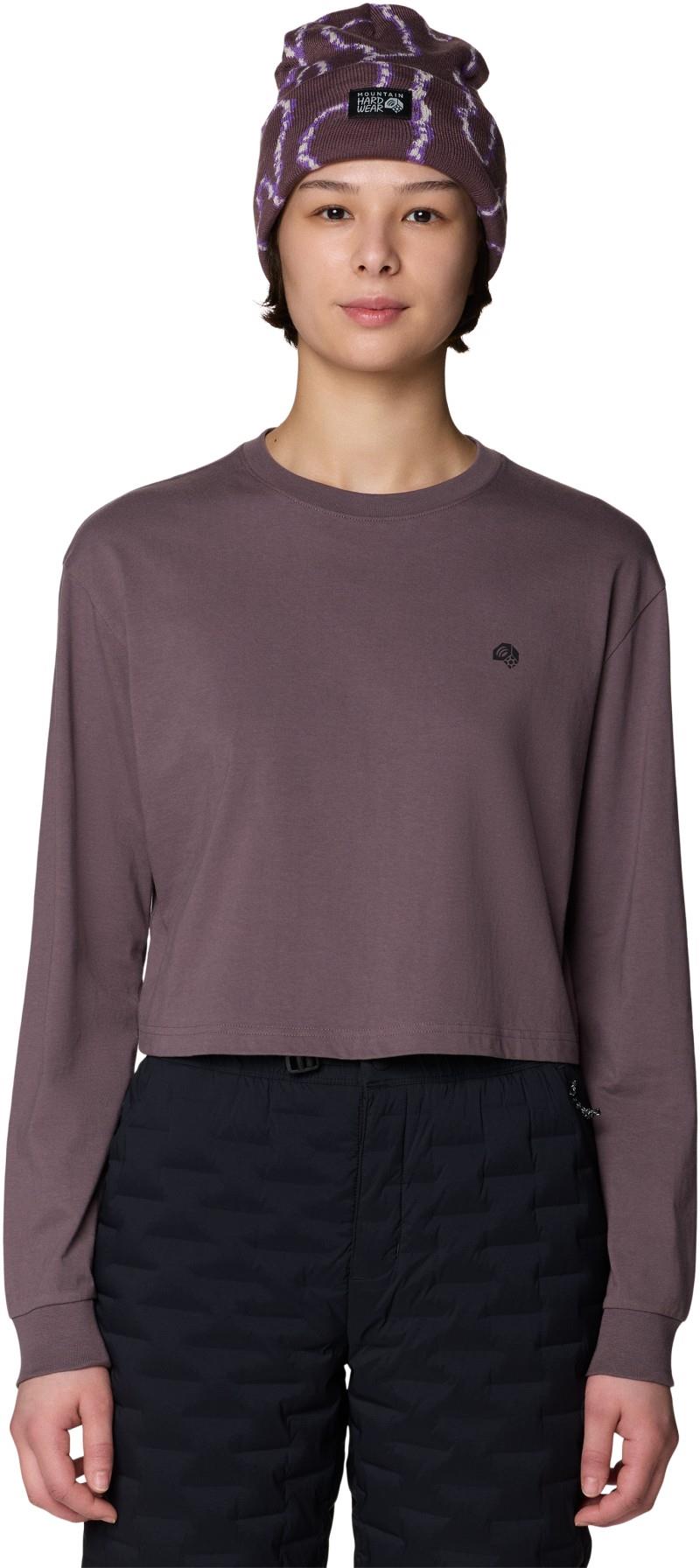 MHW Seeking Wilder Paths Crop LS - Womens - purple sage 1