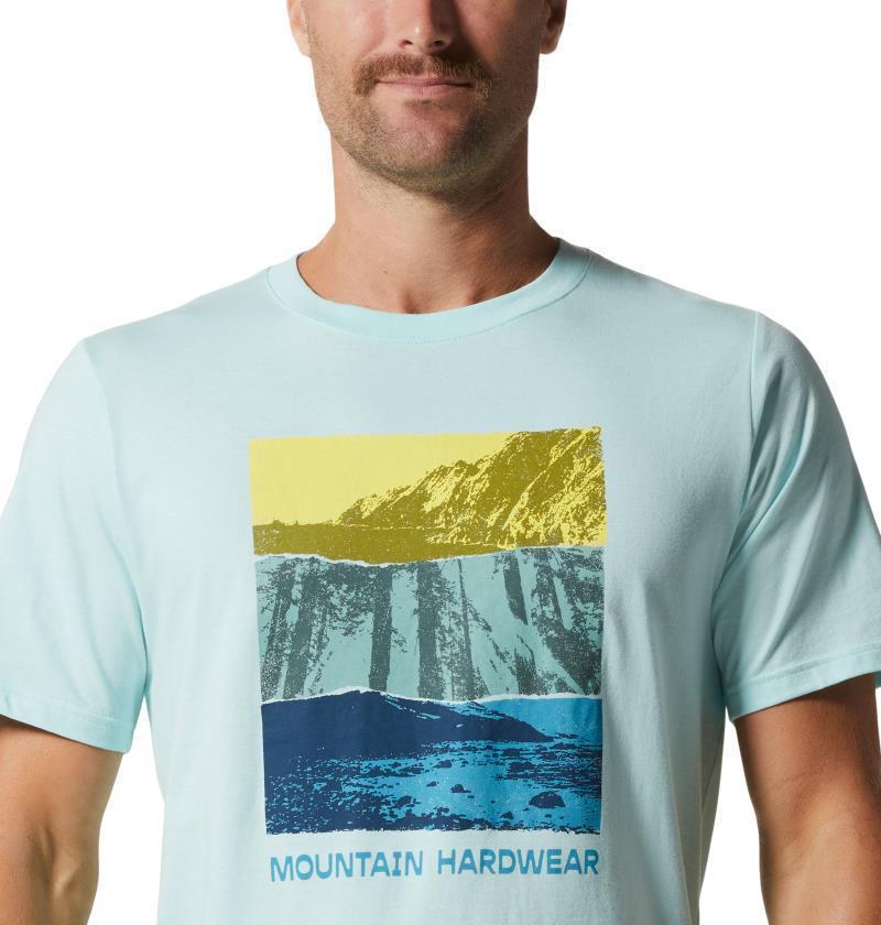 MHW Topography SS - Mens - pale ice 1