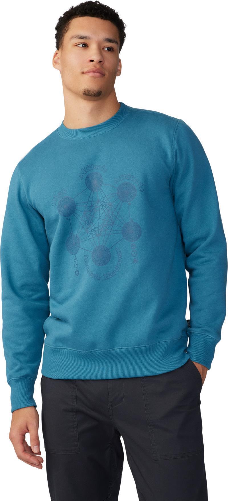Metatrons Cube Pullover Crew - Mens - Caspian 2
