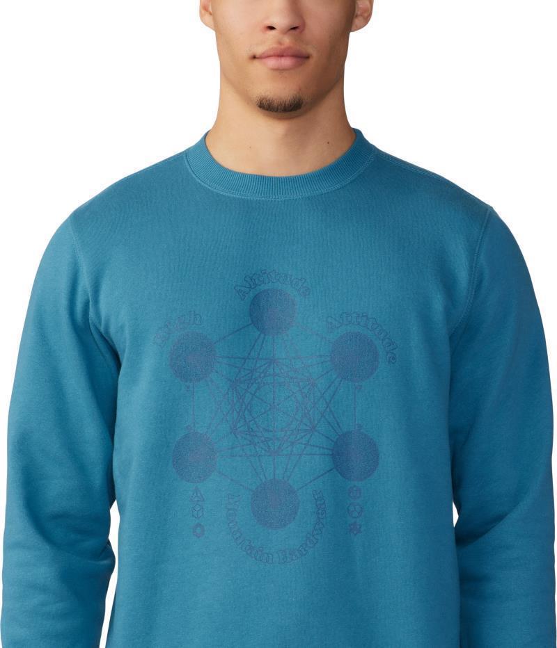 Metatrons Cube Pullover Crew - Mens - Caspian 5