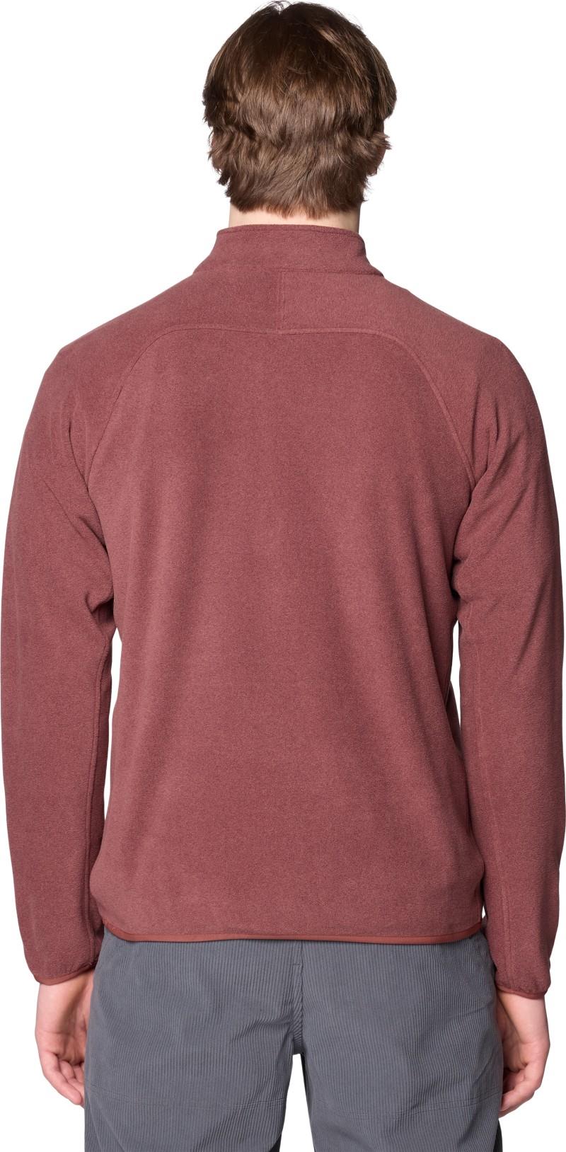 Microchill 1/4 Zip Pullover - Mens - bourbon brown heather 1