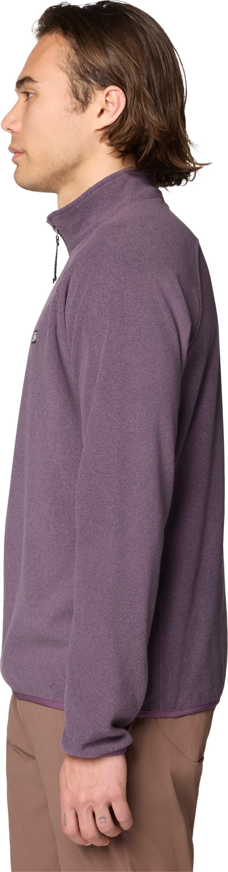 Microchill 1/4 Zip Pullover - Mens - dusty purple heather 1