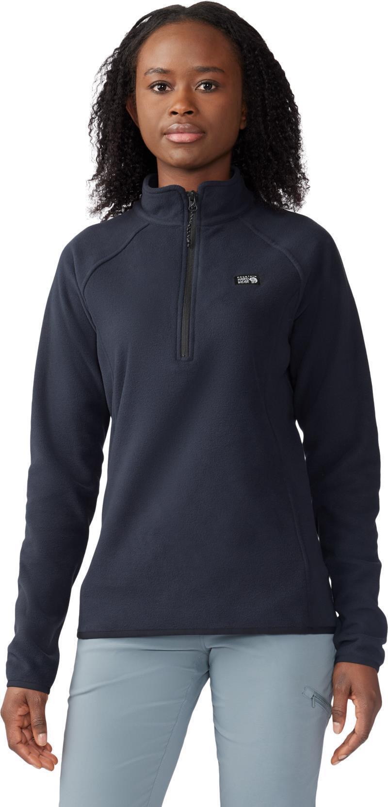 Microchill 1/4 Zip Pullover - Womens - Black 1
