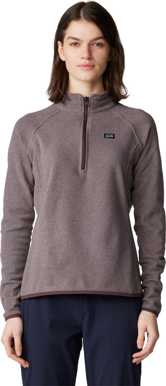 Microchill 1/4 Zip Pullover - Womens - Blackberry Heather 1