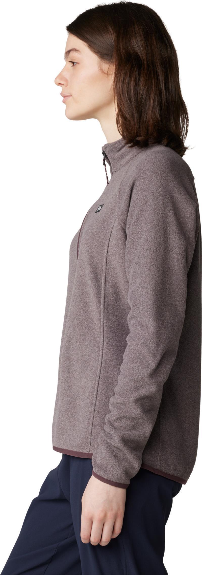 Microchill 1/4 Zip Pullover - Womens - Blackberry Heather 4