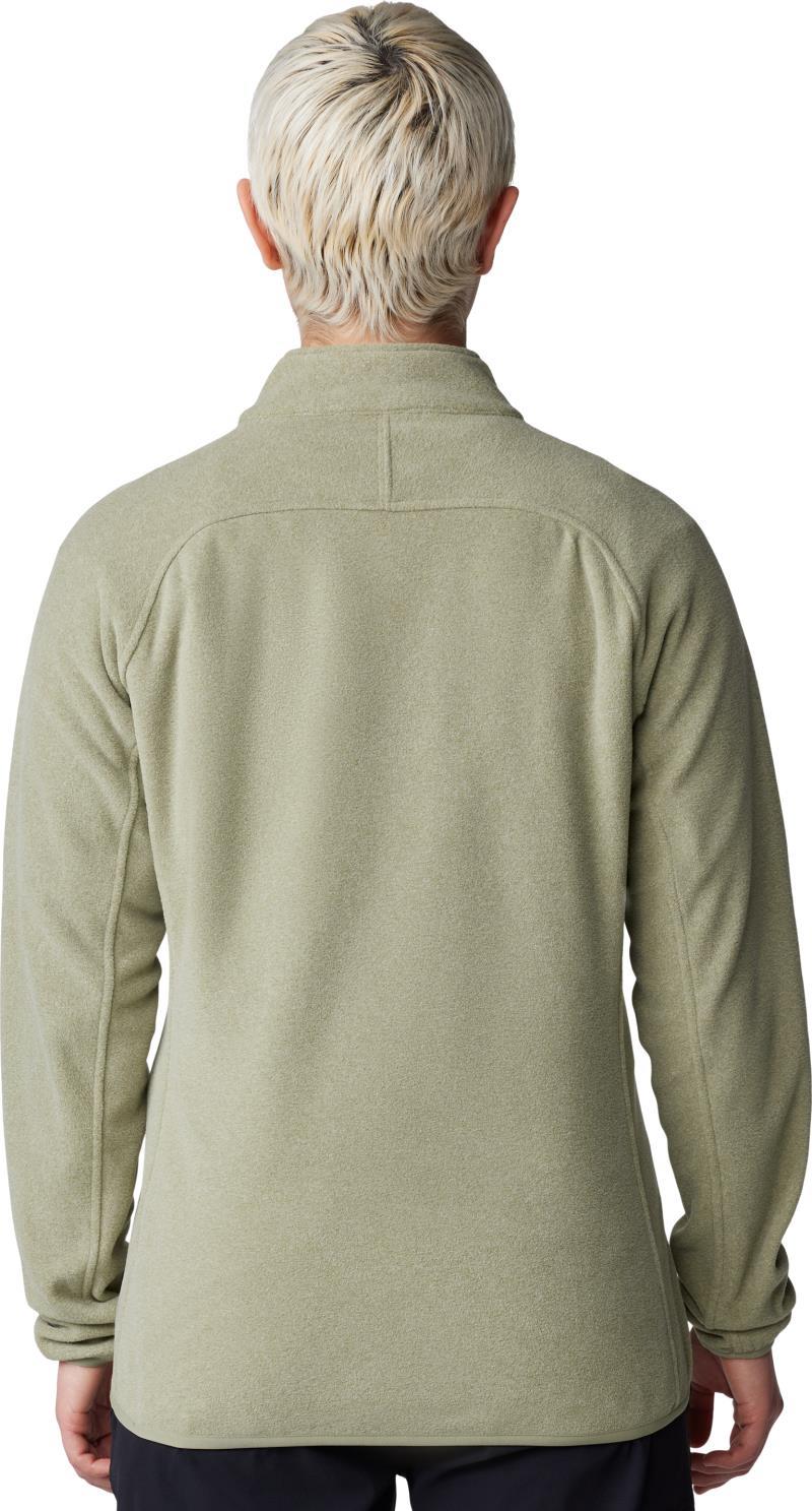 Microchill 1/4 Zip Pullover - Womens - mantis green heather 1