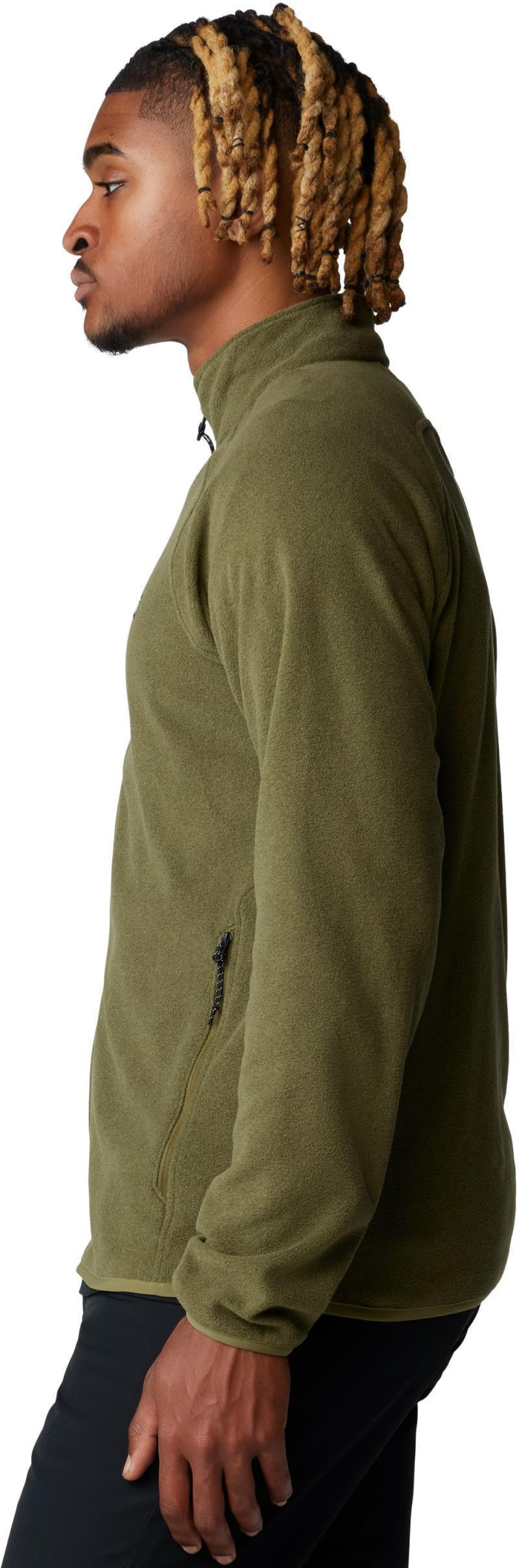 Microchill Full Zip Jacket - Mens - combat green heather 1