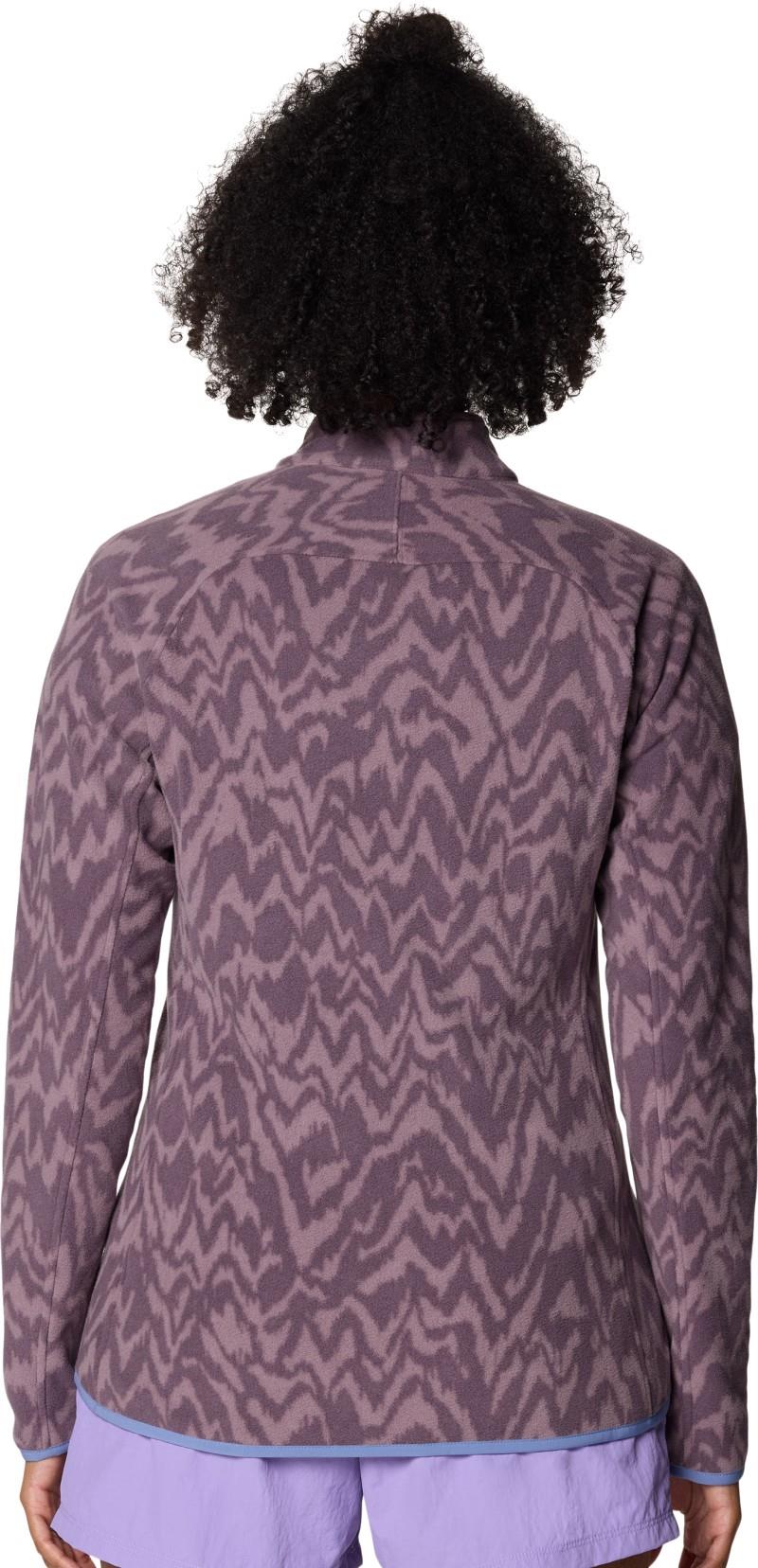 Microchill Full Zip Jacket - Womens - purple sage peaks print 1