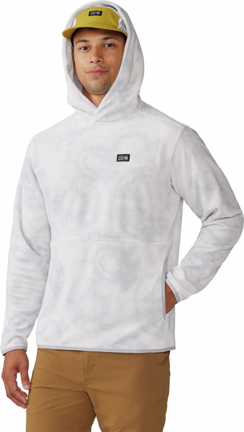 Microchill Hoody - Mens - MHW White Large Spore Dye Print 1