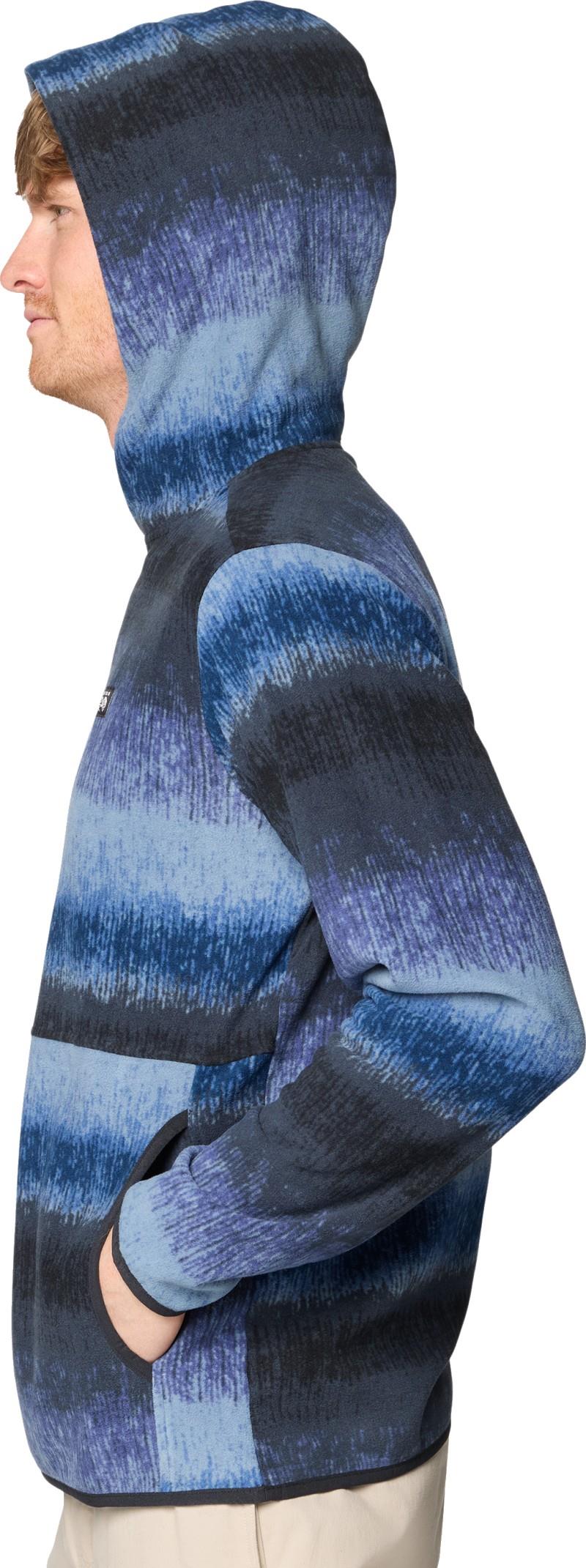 Microchill Hoody - Mens - lapis dusk gradient stripe 1