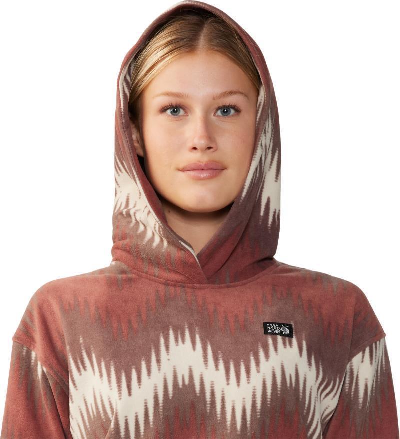Microchill Hoody - Womens - Clay Earth Zig Zag Print 5