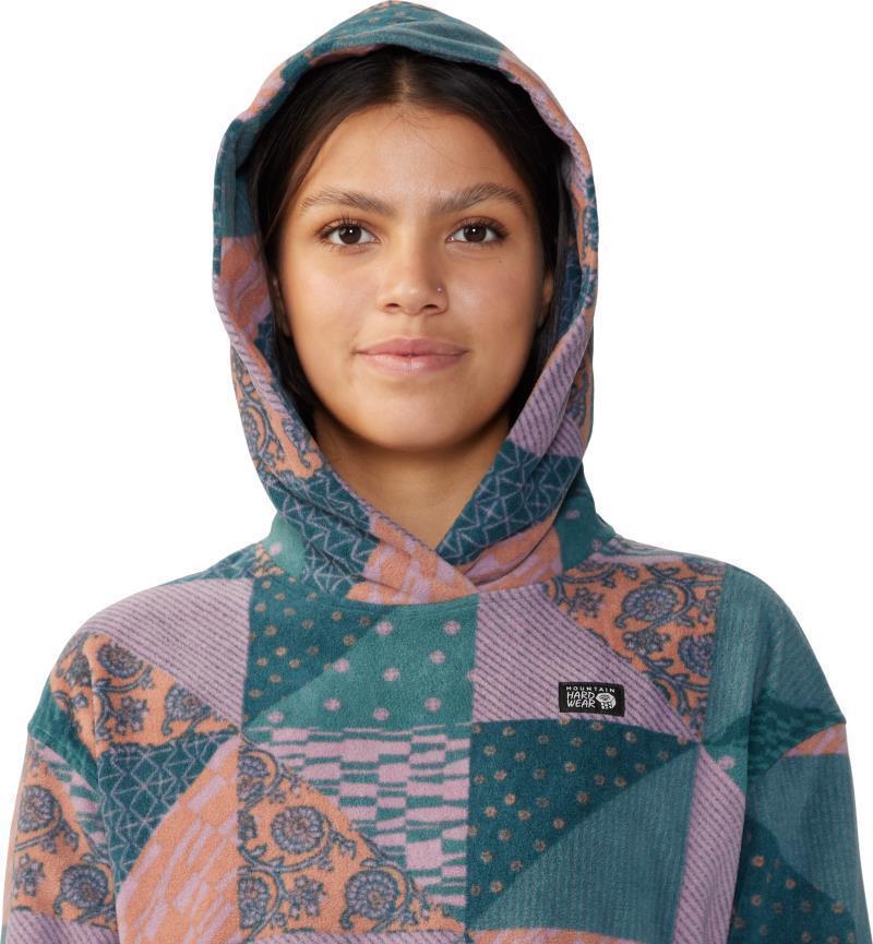 Microchill Hoody - Womens - Dark Quartz Quilt Print 5