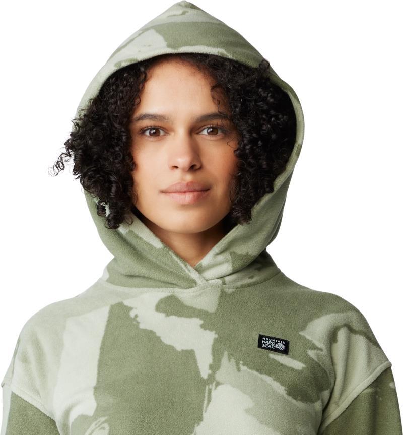 Microchill Hoody - Womens - Green Fade Snowdrifts Print 4
