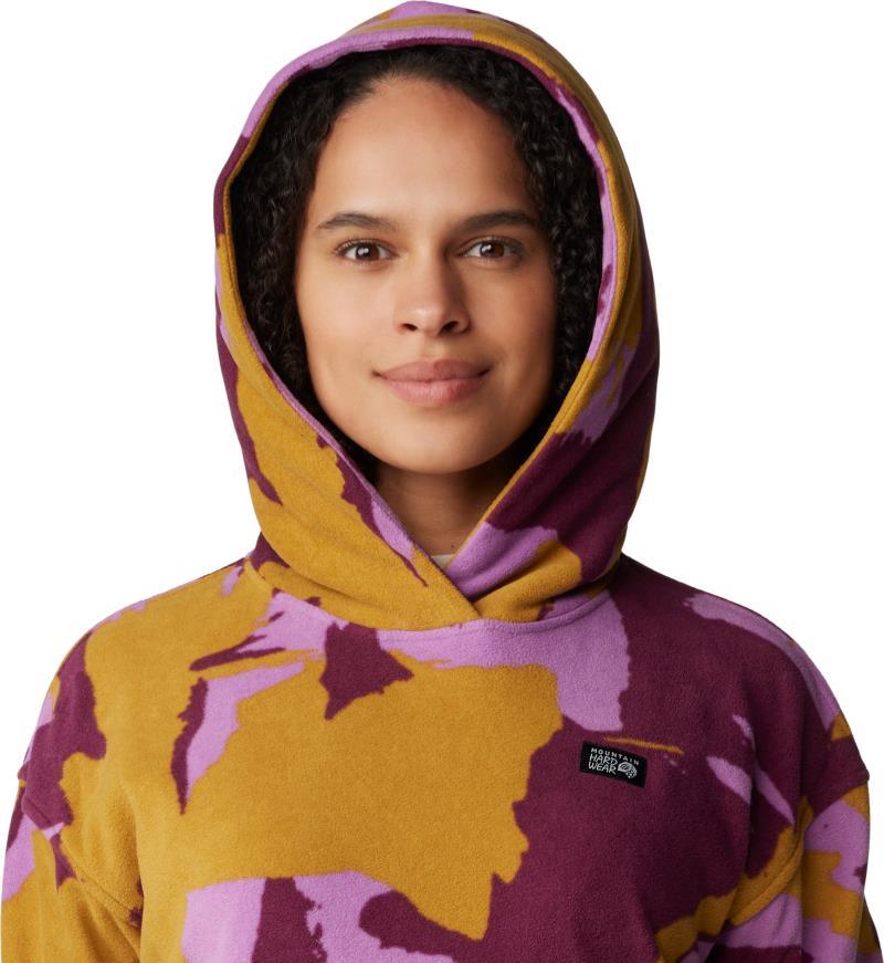 Microchill Hoody - Womens - Lilac Glow Snowdrifts Print 4