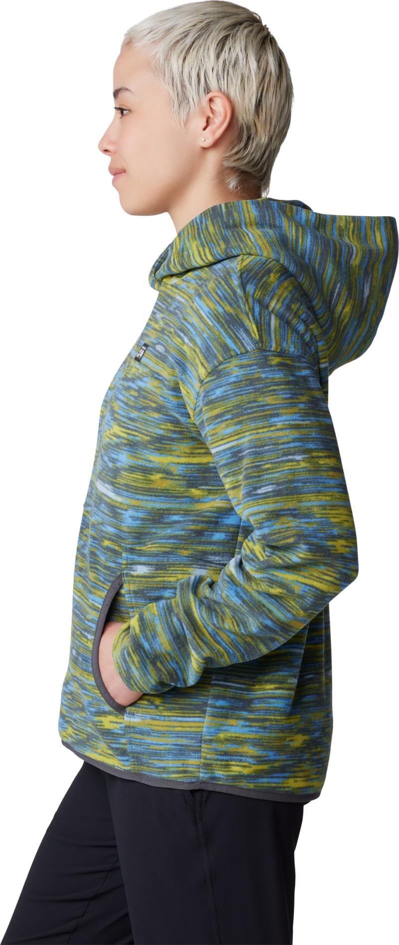 Microchill Hoody - Womens - Nitric Blue Stria Print 5