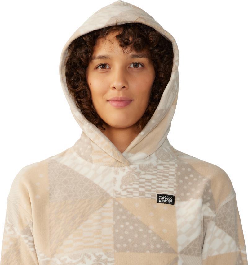 Microchill Hoody - Womens - Oyster Shell Quilt Print 6