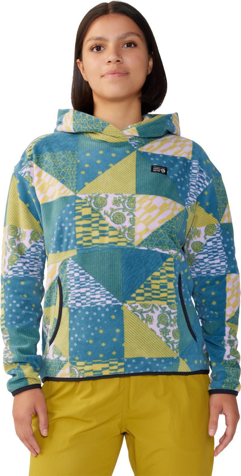Microchill Hoody - Womens - Wisteria Quilt Print 1