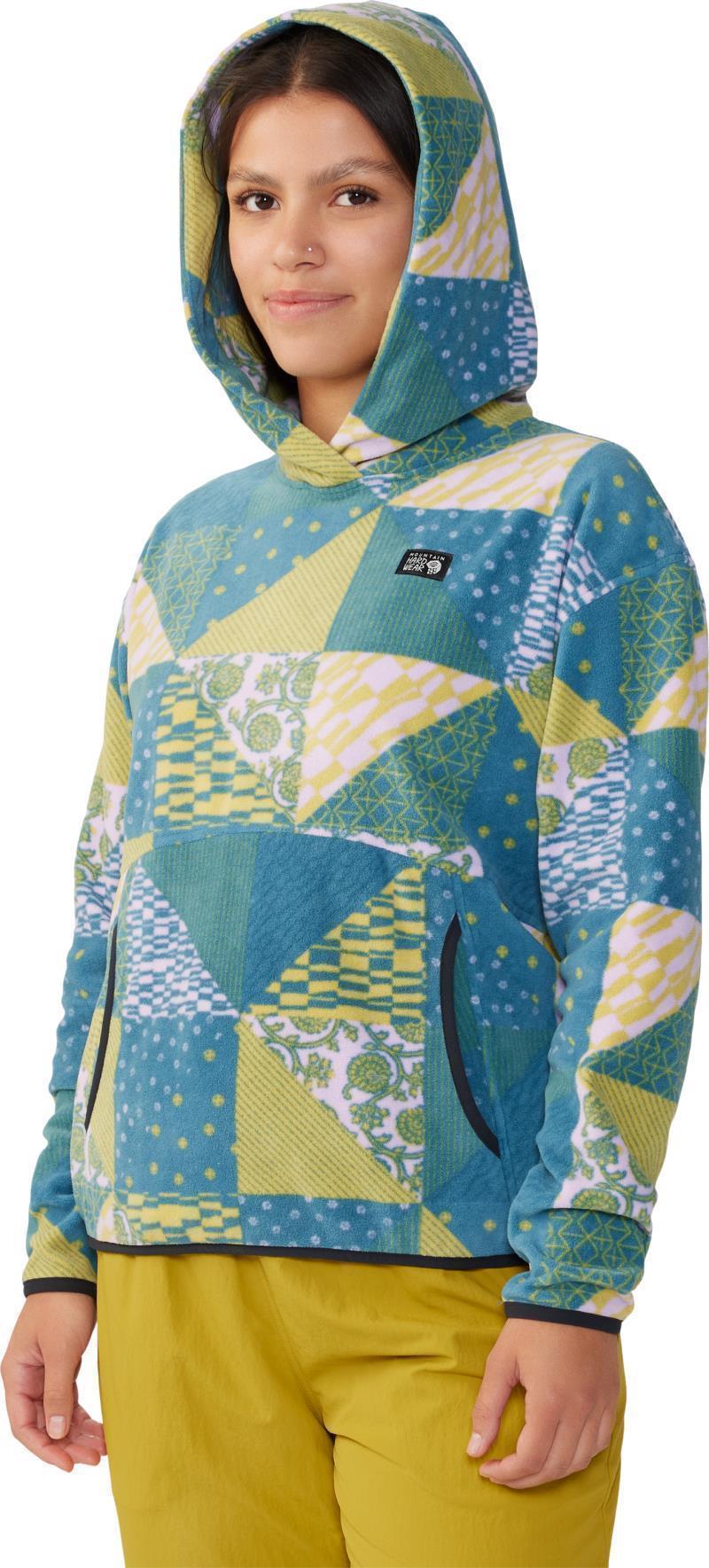 Microchill Hoody - Womens - Wisteria Quilt Print 4