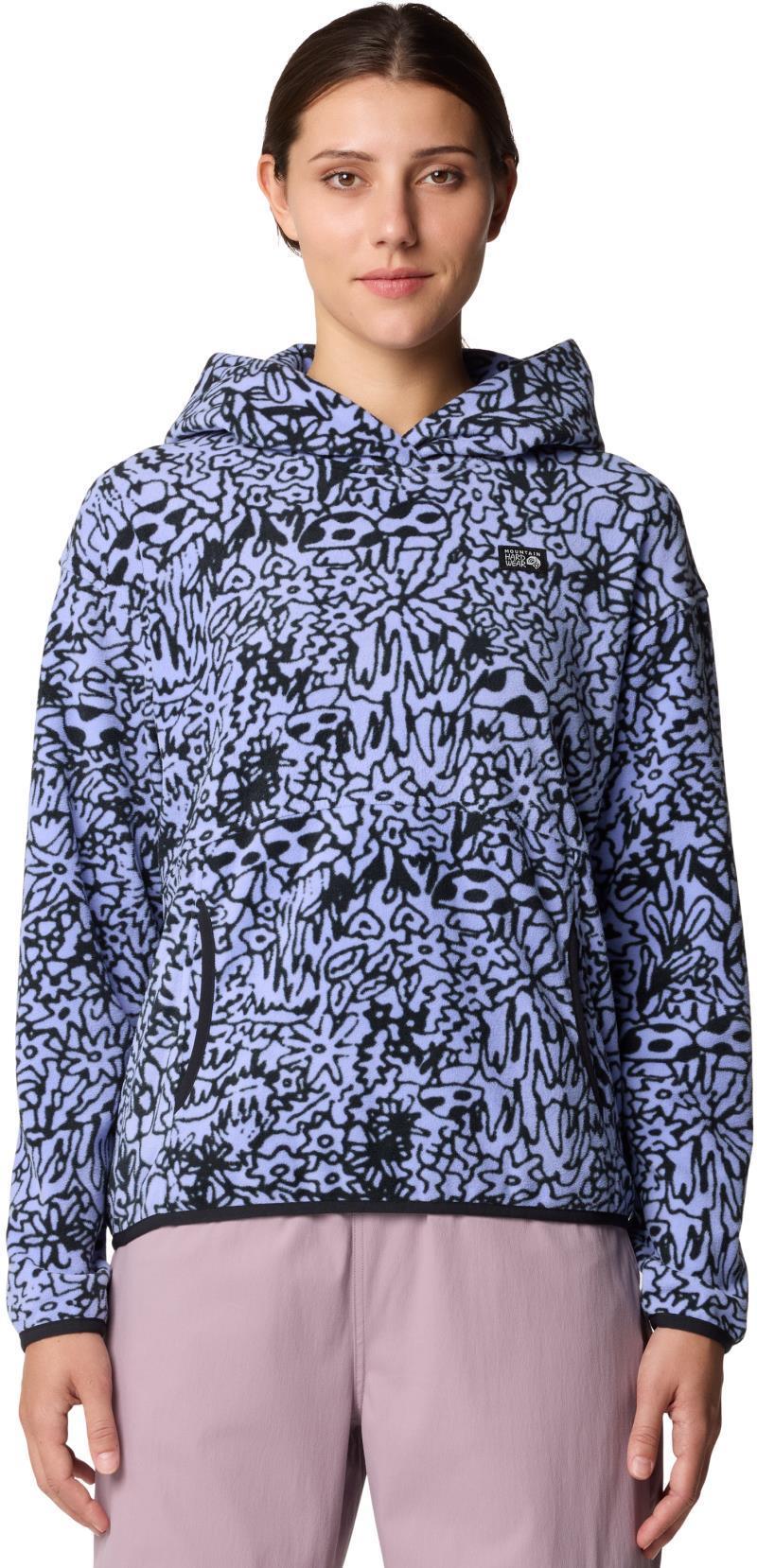 Microchill Hoody - Womens - light illusion forager print 1