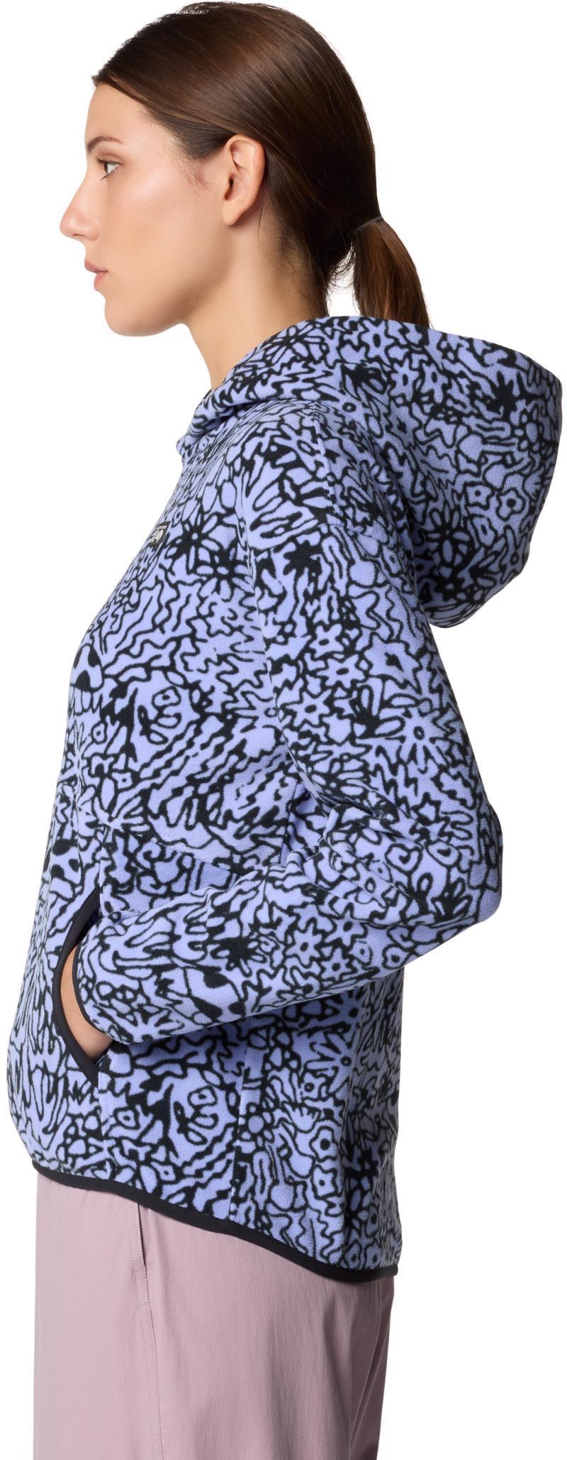 Microchill Hoody - Womens - light illusion forager print 1
