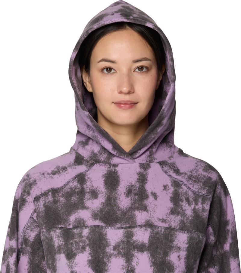 Microchill Hoody - Womens - violet stone shadowdye print 1