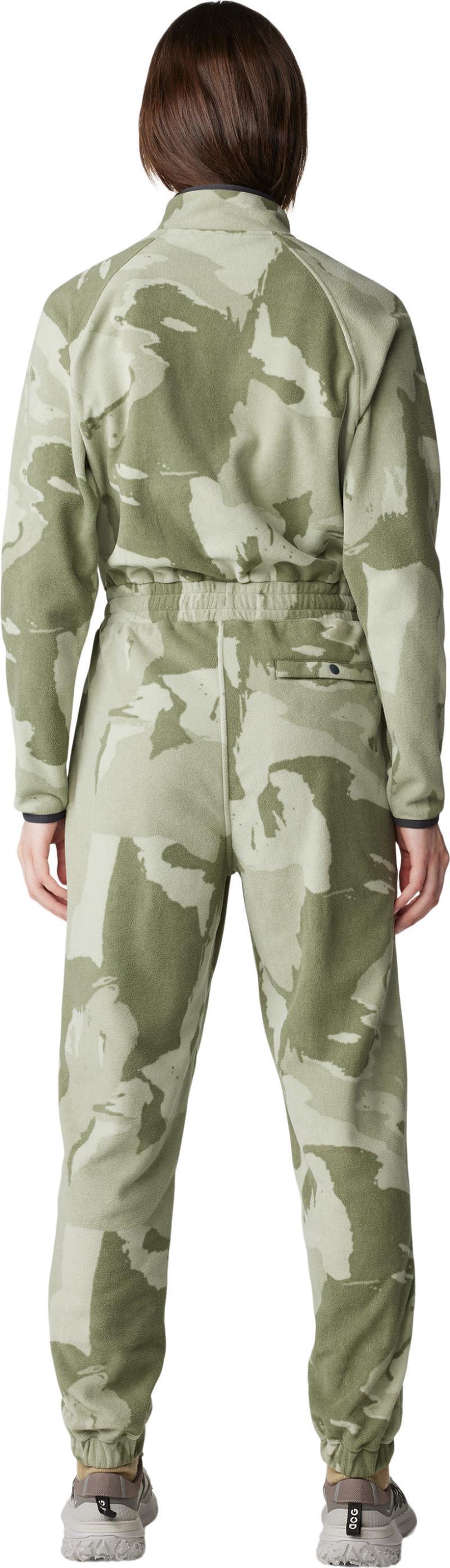 Microchill One-Piece - Womens - Green Fade Snowdrifts Print 2