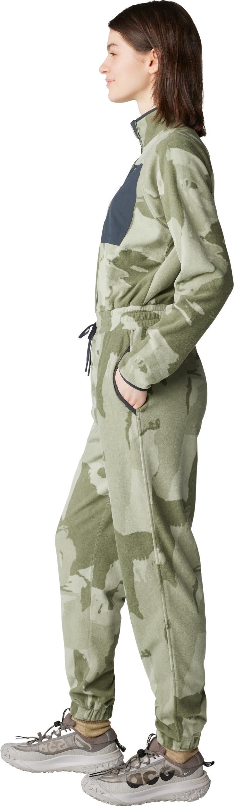 Microchill One-Piece - Womens - Green Fade Snowdrifts Print 7