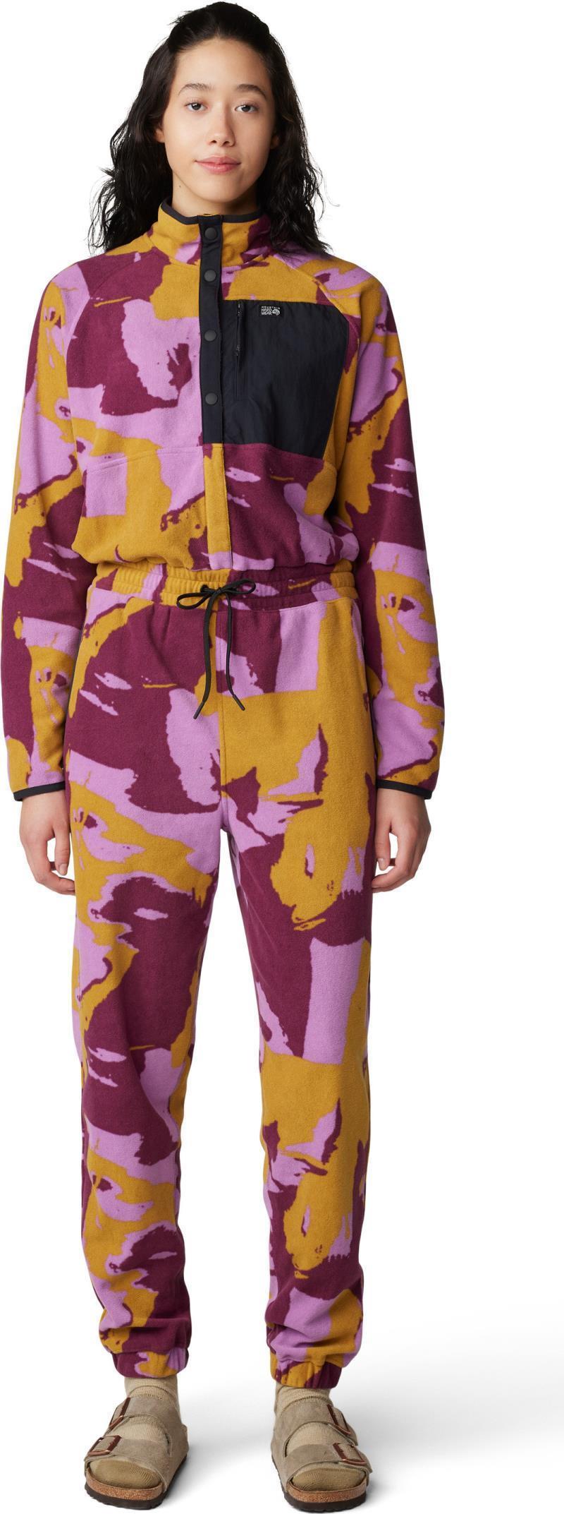 Microchill One-Piece - Womens - Lilac Glow Snowdrifts Print 1