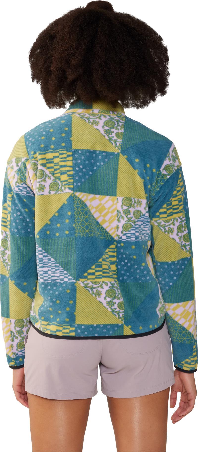 Microchill Pullover - Womens - Wisteria Quilt Print 2