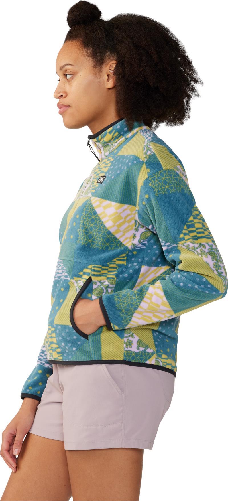 Microchill Pullover - Womens - Wisteria Quilt Print 4