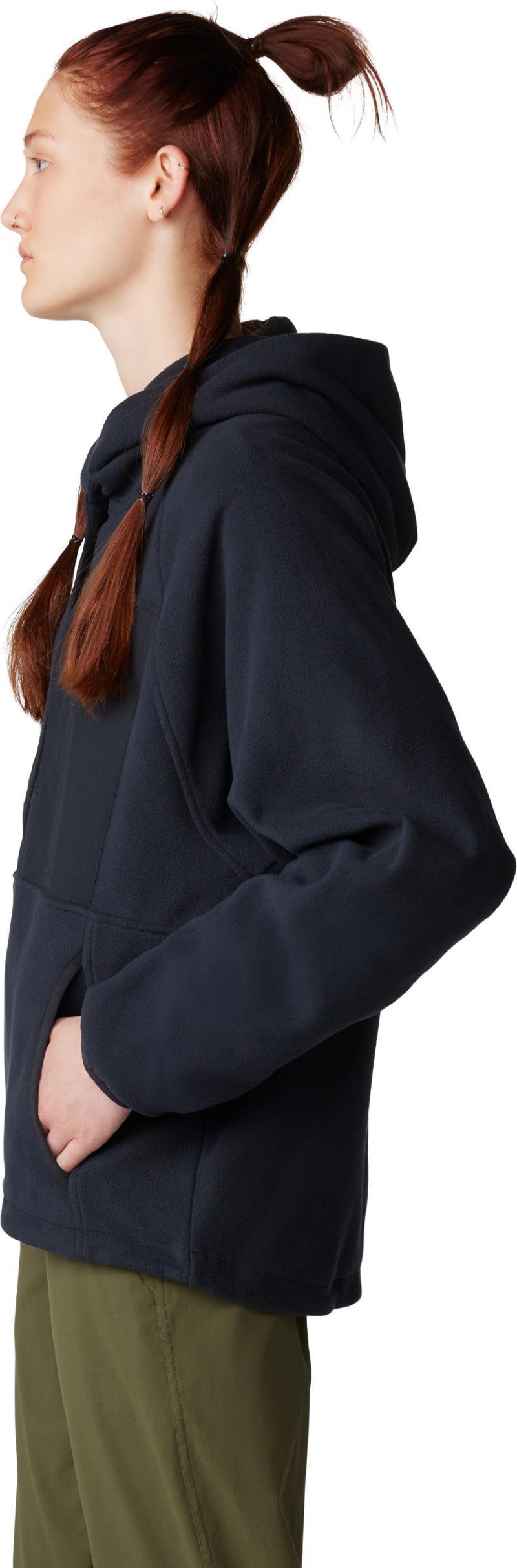 Microchill Snap Neck Pullover - Womens - Black 6