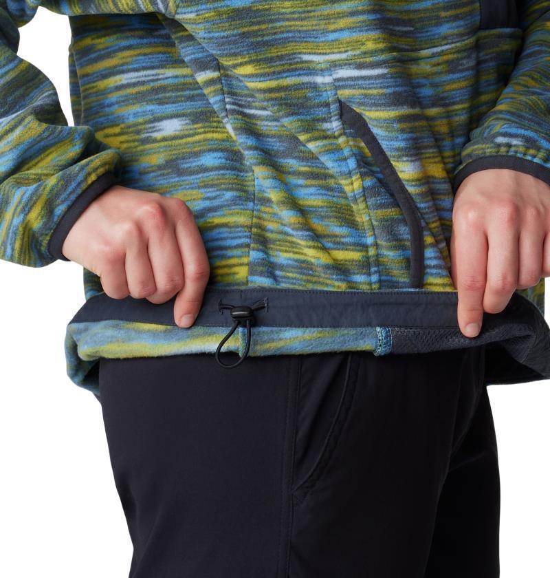 Microchill Snap Neck Pullover - Womens - Nitric Blue Stria Print 3