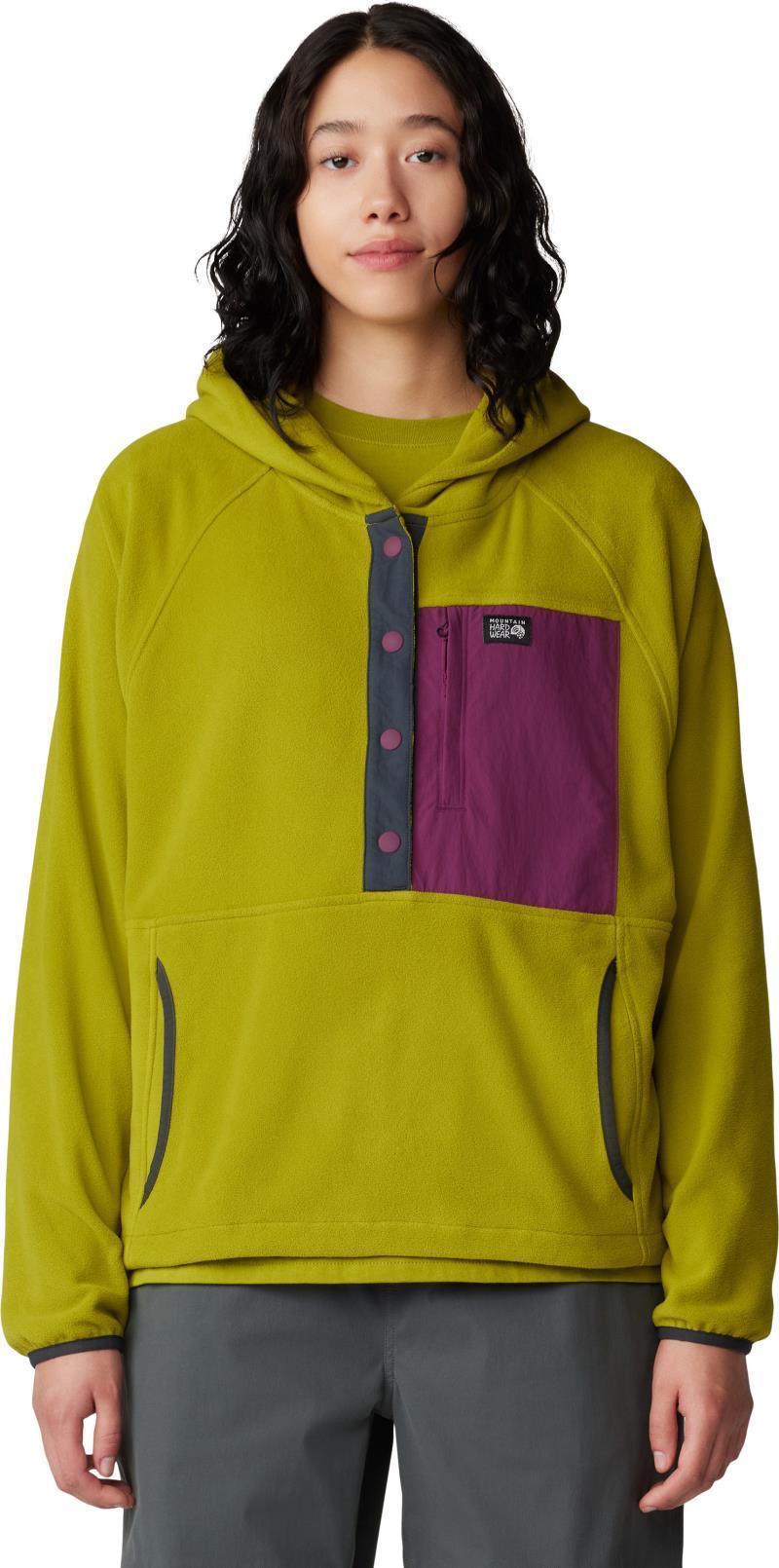 Microchill Snap Neck Pullover - Womens - Python Green 1
