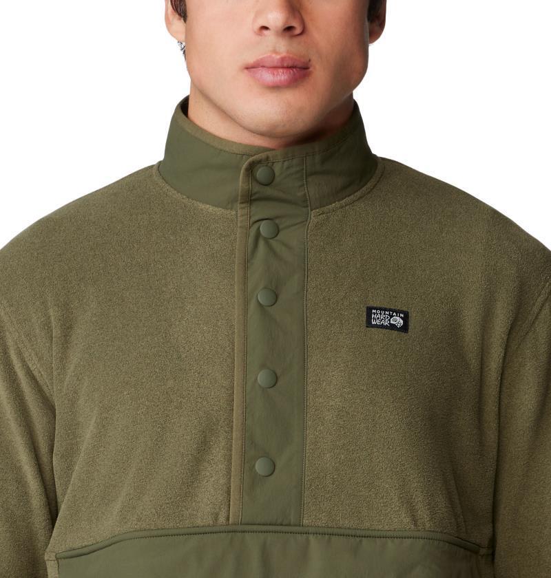 Microchill Snap Pullover - Mens - Combat Green Heather 6