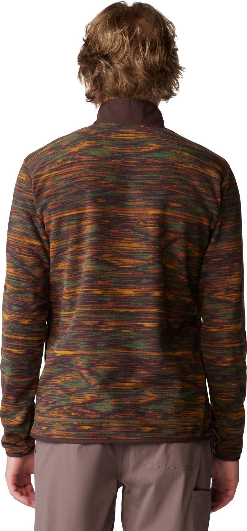 Microchill Snap Pullover - Mens - Iron Oxide Print 2
