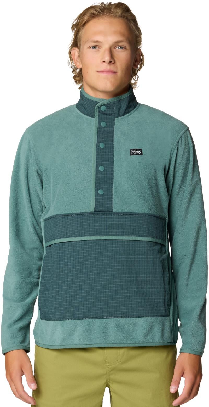 Microchill Snap Pullover - Mens - blue pine 1