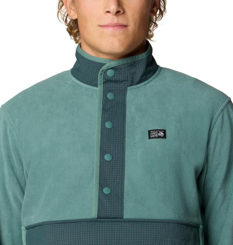 Microchill Snap Pullover - Mens - blue pine 1
